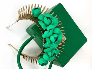 For Rent: Green and Gold Crown & bag set 