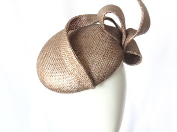 For Sale: Bronze Brown Metallic Beret Hat