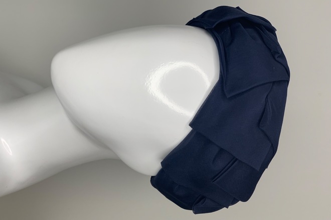 Navy pillbox hat 