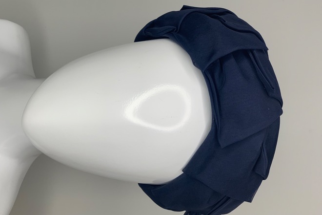 Navy pillbox hat 