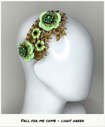 Fall for me flower comb