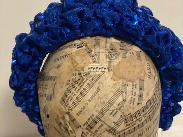 For Sale: Royal blue sequinned headband 