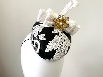 For Sale: ASHLEY - BLACK & WHITE MINI HAT