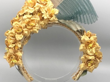 For Sale: Gold Flower Crown 