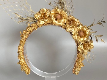 For Sale: Gold Flower Crown 