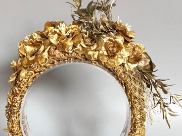 For Sale: Gold Flower Crown 