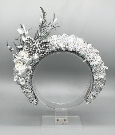 Silver Flower Crown