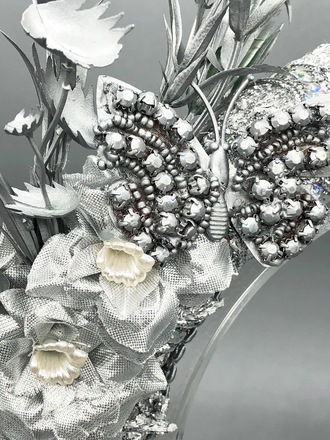 Silver Flower Crown