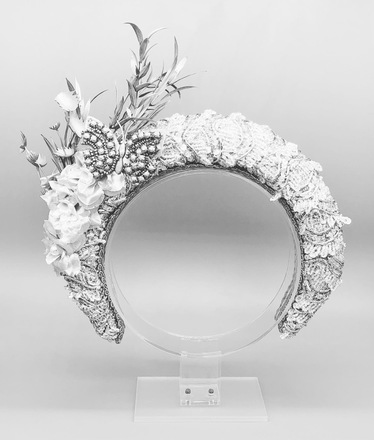 Silver Flower Crown
