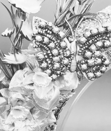 Silver Flower Crown