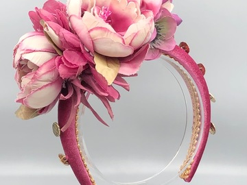 For Sale: Pink Flower Crown 