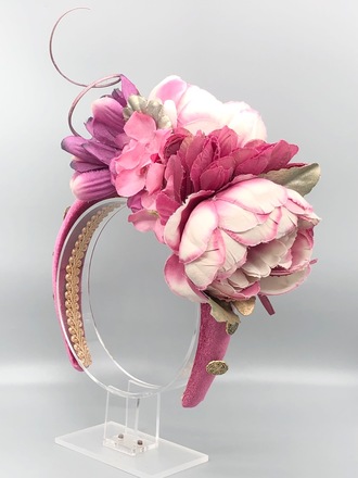 Pink Flower Headband 