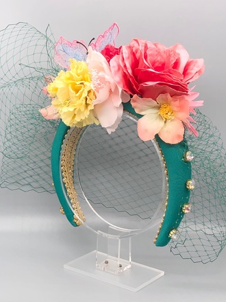Green Flower Crown 
