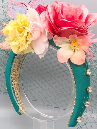 Green Flower Crown 