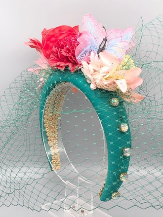Green Flower Crown 