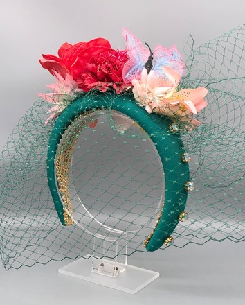 Green Flower Crown 