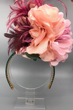 Green Oversized Flower Crown 