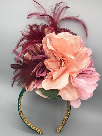 Green Oversized Flower Crown 