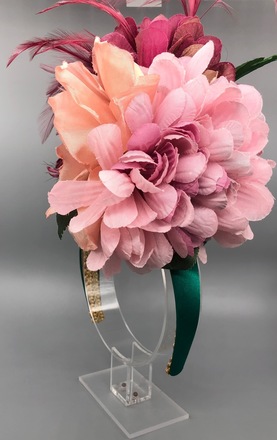 Green Oversized Flower Crown 