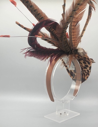 Brown Feathers Headpiece 