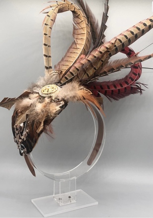 Brown Feathers Headpiece 