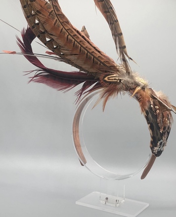 Brown Feathers Headpiece 