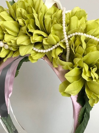 Green Flower Crown 