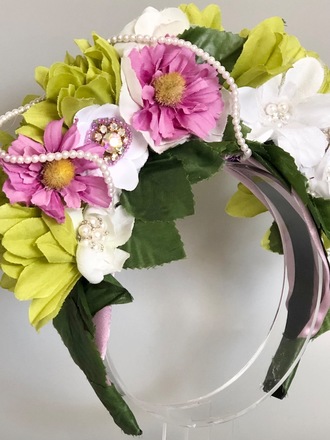 Green Flower Crown 