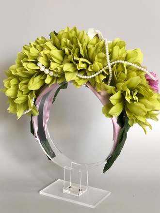 Green Flower Crown 
