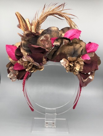 Brown  Flower Crown 