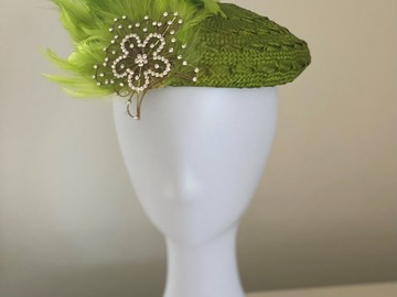 For Sale: Peter Jago beret style hat with diamante applique