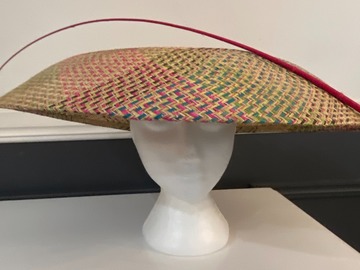 For Rent: Wide brim straw buntal hat