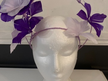 For Rent: Wireframe headband with feathers