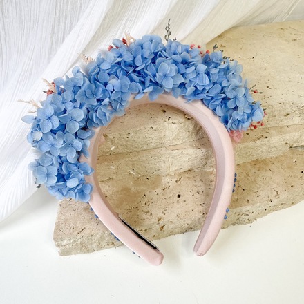 Pink and Blue Jewelled Millinery