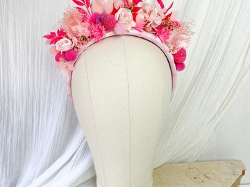 For Sale: Pink All Sorts Floral Millinery