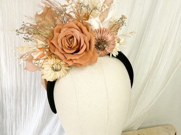 For Sale: Dusty Rose Floral Millinery 