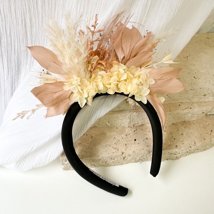 Dusty Rose Floral Millinery 