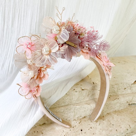 Pink Flower Garden Millinery