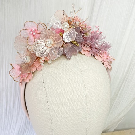 Pink Flower Garden Millinery