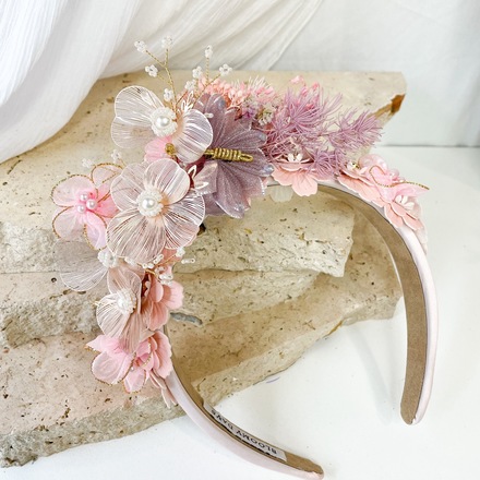 Pink Flower Garden Millinery