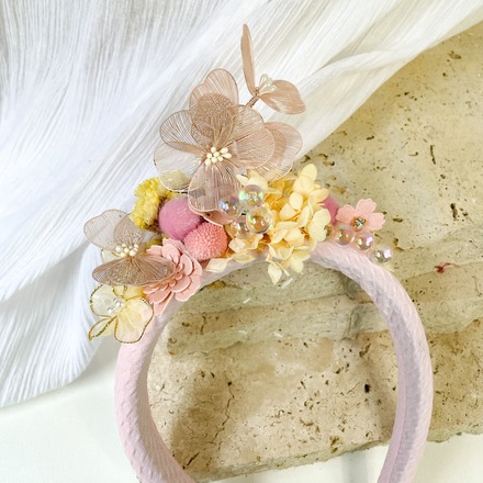 Pink Shortbread Floral Millinery