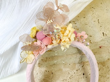 For Sale: Pink Shortbread Floral Millinery