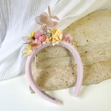 Pink Shortbread Floral Millinery