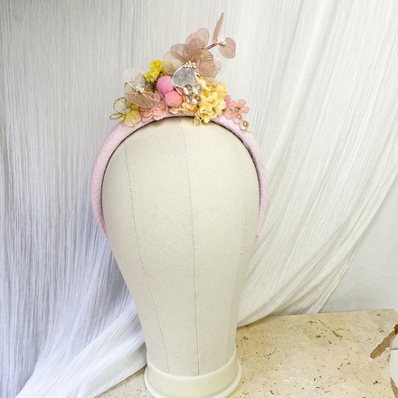 Pink Shortbread Floral Millinery