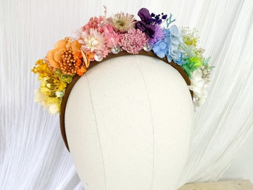 For Sale: Rainbow Floral Millinery
