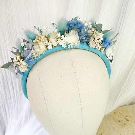 Tiffany Blue Floral Millinery