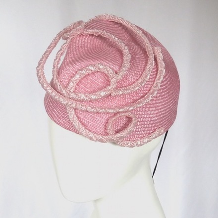 Pink Swirl Percher Hat