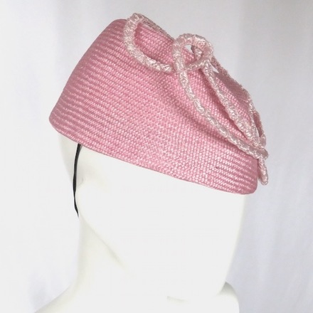 Pink Swirl Percher Hat