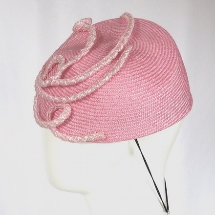 Pink Swirl Percher Hat