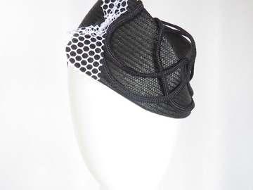 For Sale: Black and White Percher Hat
